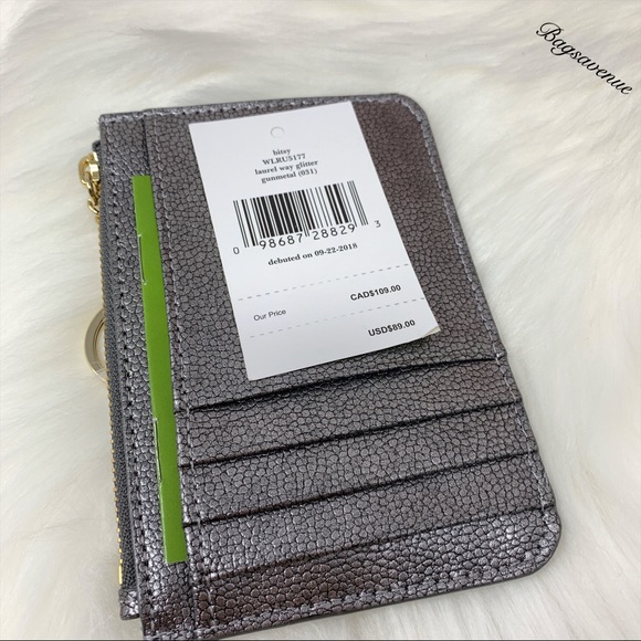 Kate spade bitsy laurel way glitter gunmetal gray - Picture 5 of 6